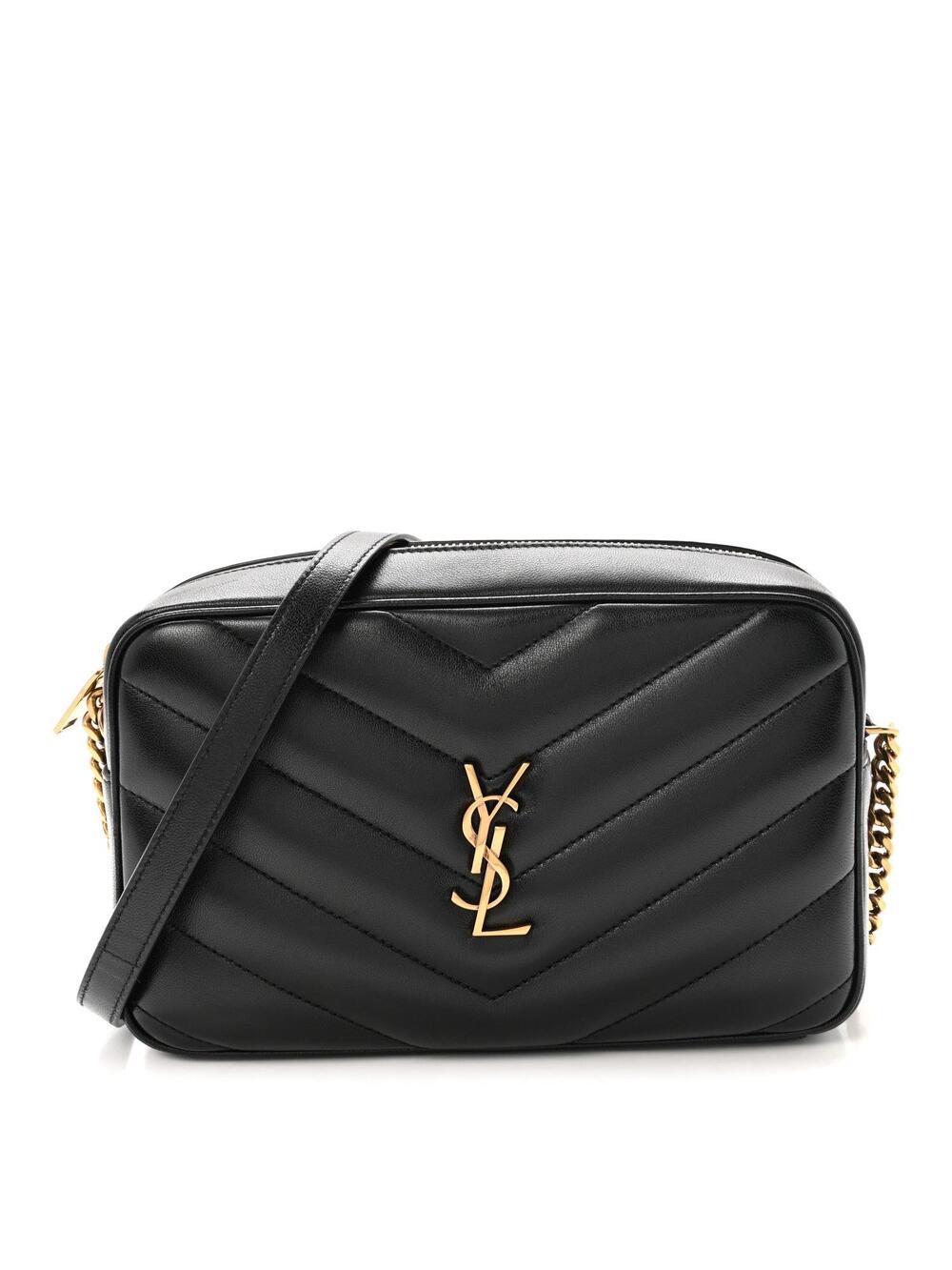 Saint Laurent Lambskin Chevron Quilted #343958S16B